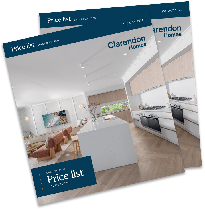 Price Lists Clarendon Homes