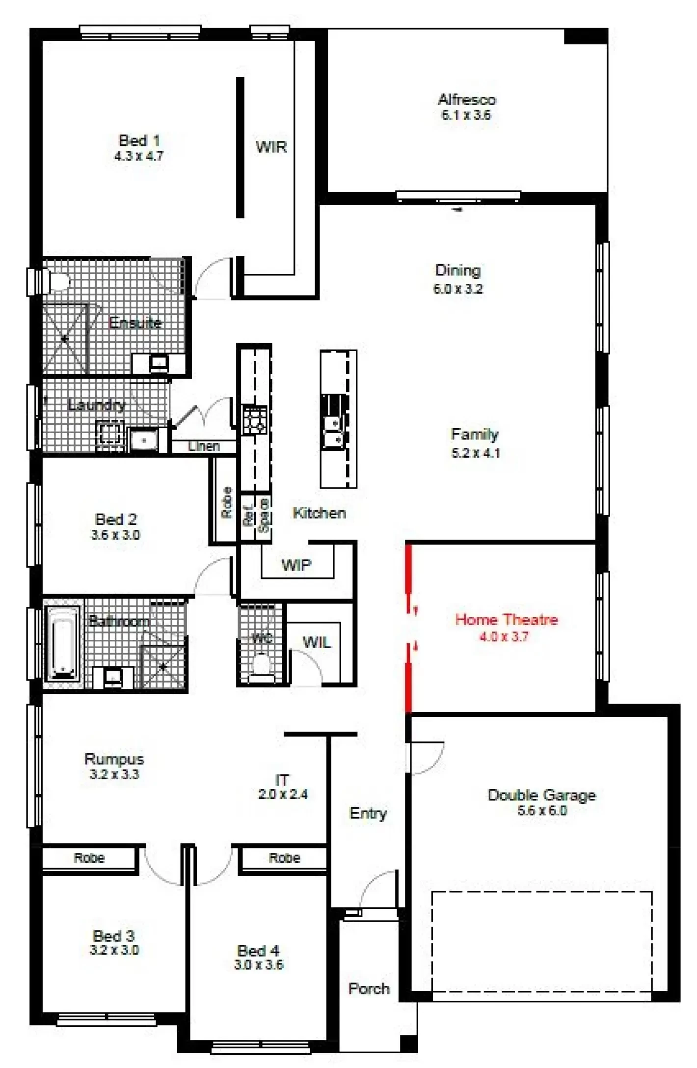 nsw Collections Essentials EC_Single_Storey Manning Manning-31 Floorplan-Options Home Theatre