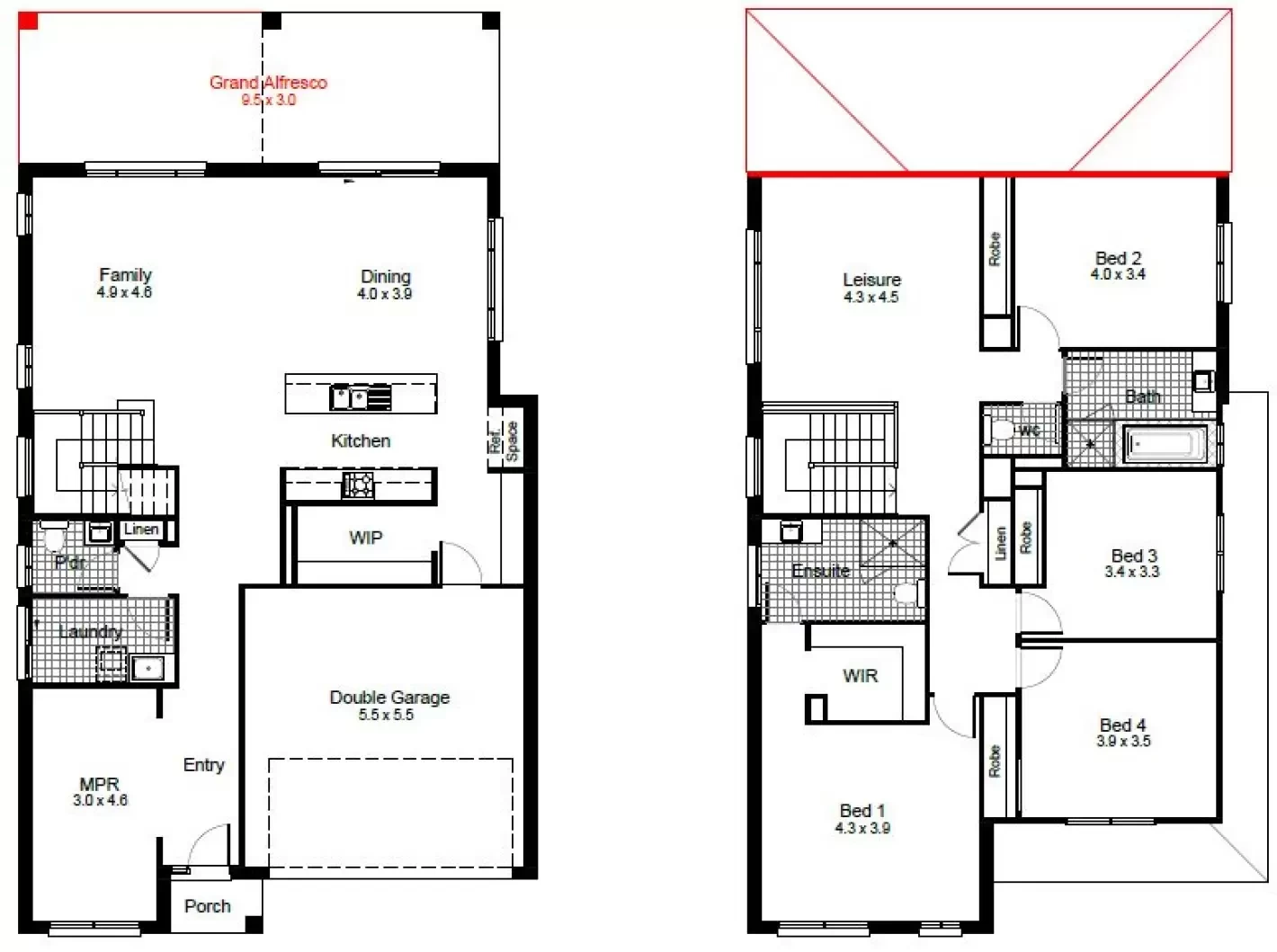 nsw Collections Essentials EC_Double_Storey Hayman Hayman-32 Floorplan-Options Grand Alfresco