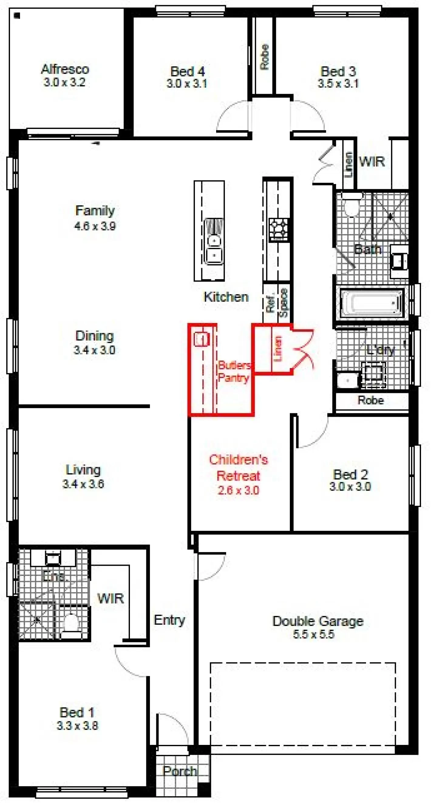 nsw Collections Essentials EC_Single_Storey Eden Eden-23 Floorplan-Options Butlers Pantry