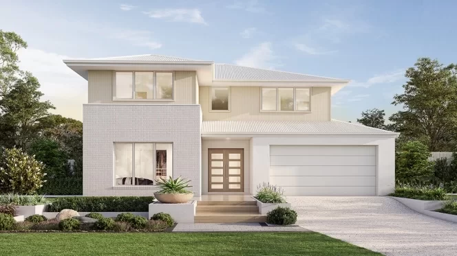 qld Home-Designs Facade-galleries Luxe-Collection Double-storey Sherwood-440 sherwood-facades-1200x675px-0005-sherwood-440-classic