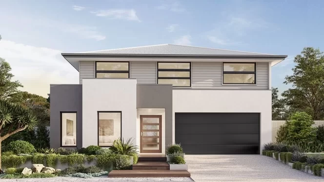 qld Home-Designs Facade-galleries Luxe-Collection Double-storey Glenelg 1200x675-0005-glenelg-280-contemporary-lowres
