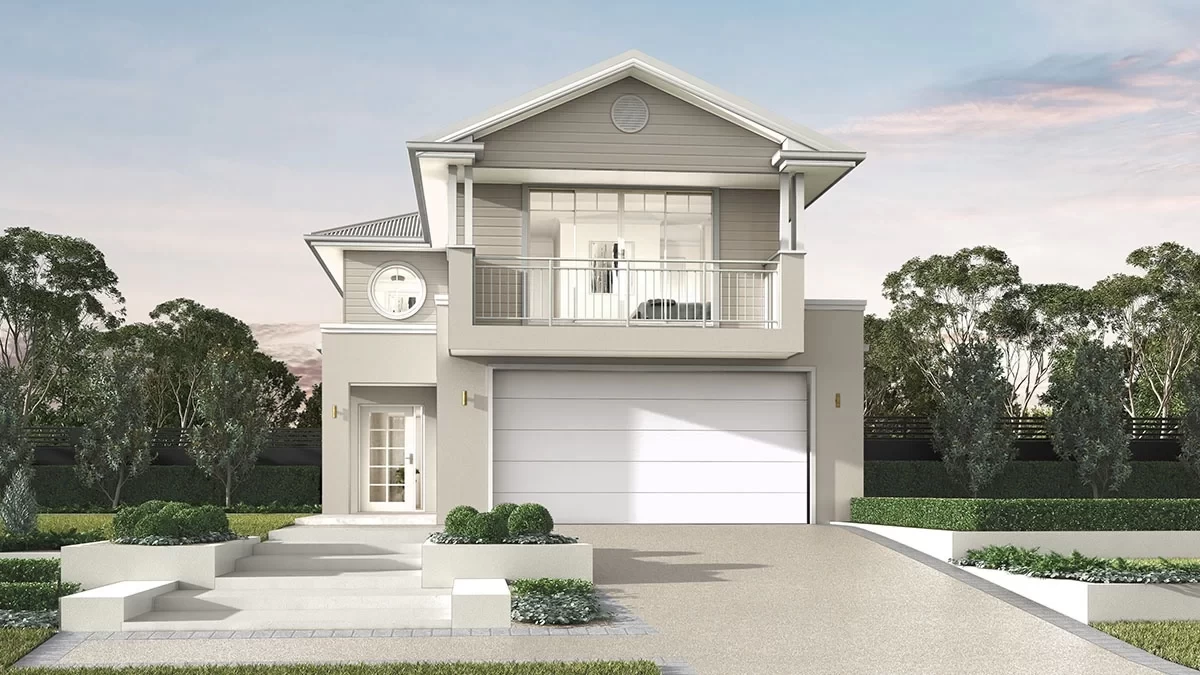 qld Home-Designs Facade-galleries Luxe-Collection 2026 Double-Storey Lilyfield 1200x675-0001-the-lilyfield-hamptons