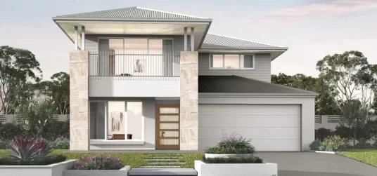 Clarendon-House-and-Land-2026 Facades elouera-facade-with-garage-rhs