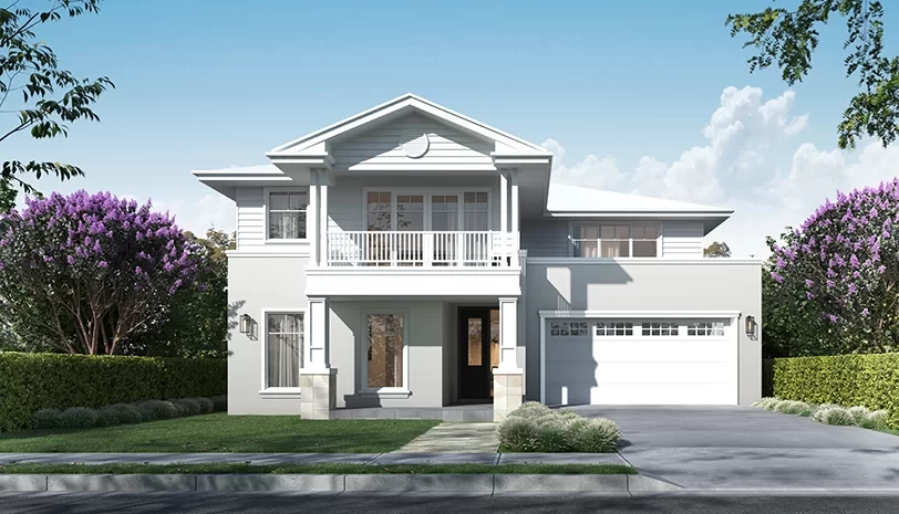 Double Storey Home Design Facade Styler Clarendong Homes