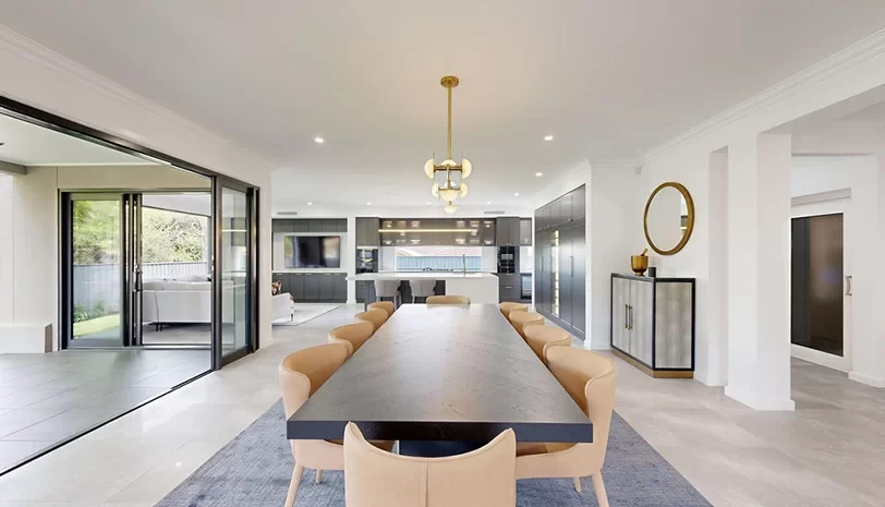 Beautifful Home design of kitchen from a new KDR build with Clarendon Homes