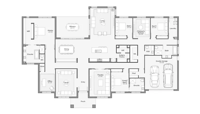 qld Blog Choosing-the-right-floorplan-to-suit-acreage-living 812x465-bowral-traditional-floorplan