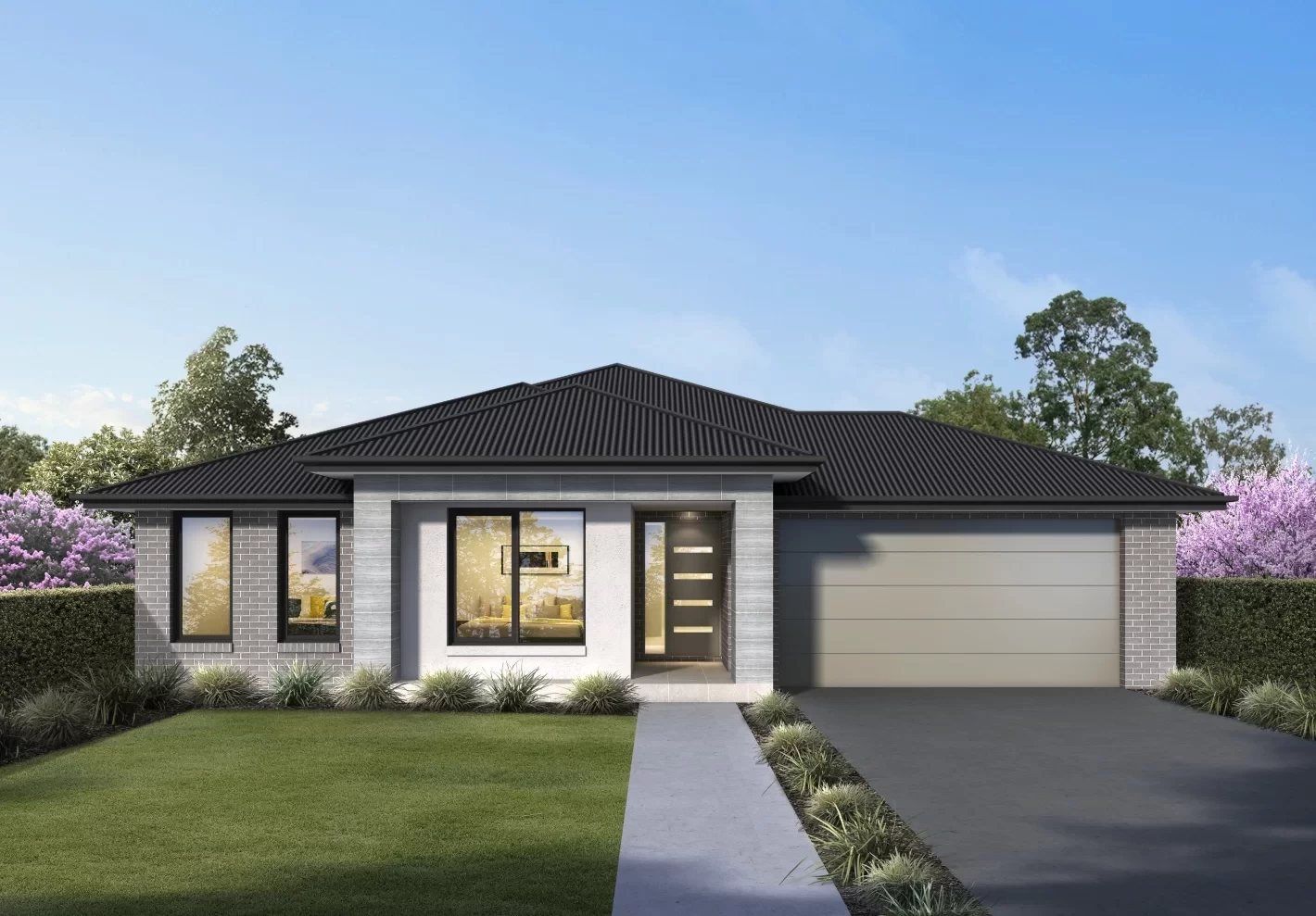 House-Facades Clarendon-homes Mereweather ec-merewether-29-contemporary