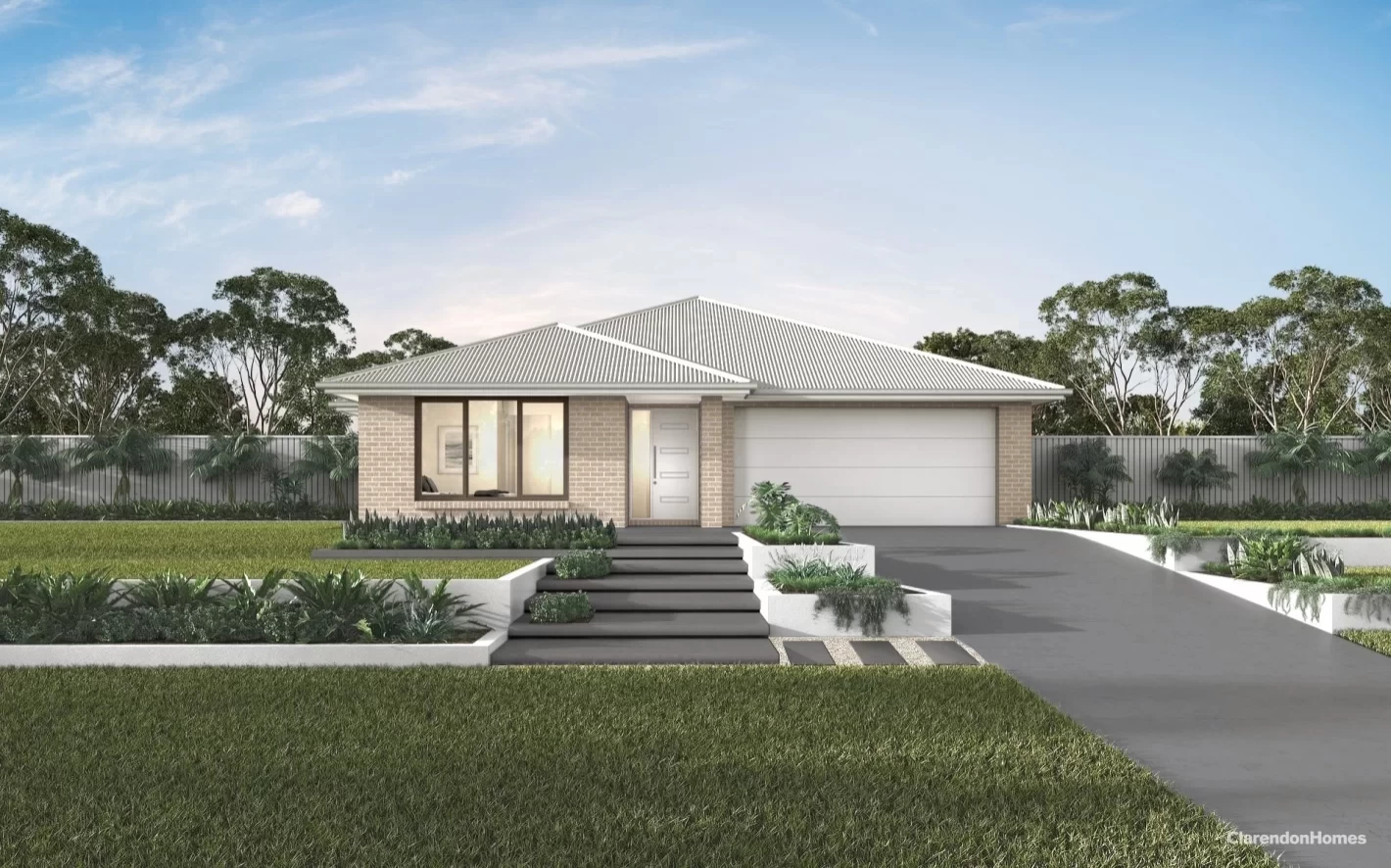 Clarendon-House-and-Land-2026 Facades single-double-garage-classic