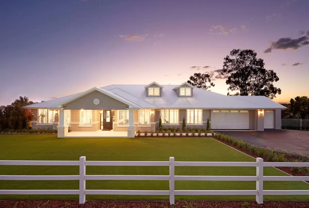 nsw Collections Sapphire SC_Single_Storey Bowral Facades bowral-48-box-hill-dusk