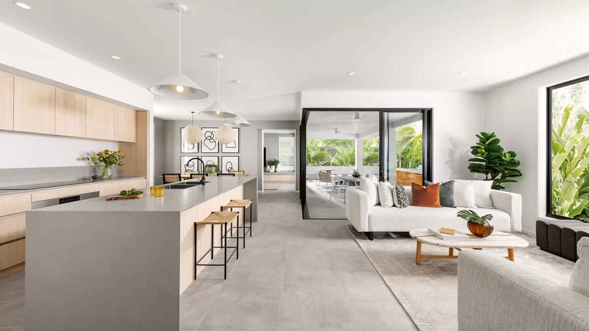 qld display-homes Springfield-Rise 2023 Parkhill-320 new PARKHILL-320-SPRINGFIELD-RISE-KITCHEN-SIDE-ON-135-1200-x-675