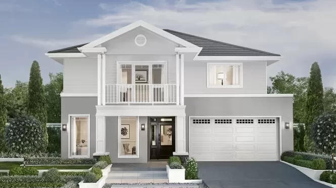 qld Home-Designs Facade-galleries boston-43-hamptons-facade-wider-approved-no-window-and-double-window-rgb-brookwater-1200x675