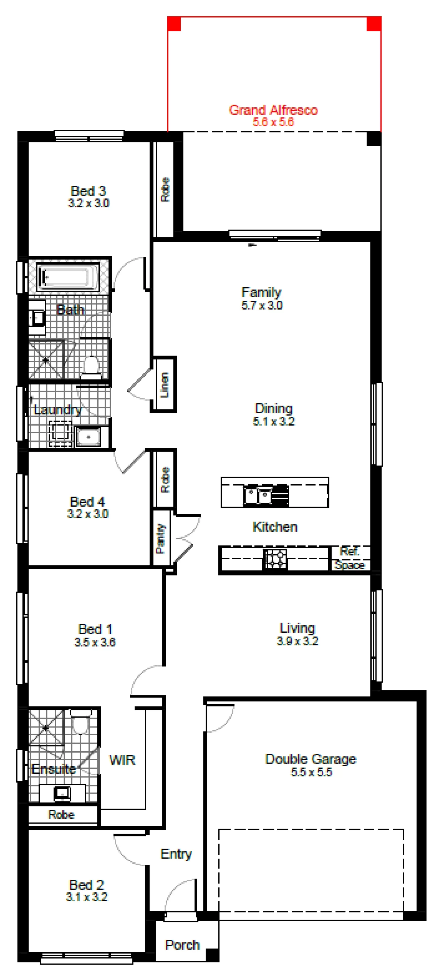 nsw Collections Essentials EC_Single_Storey Palm Palm-22 Floorplan-Options grand-alfresco