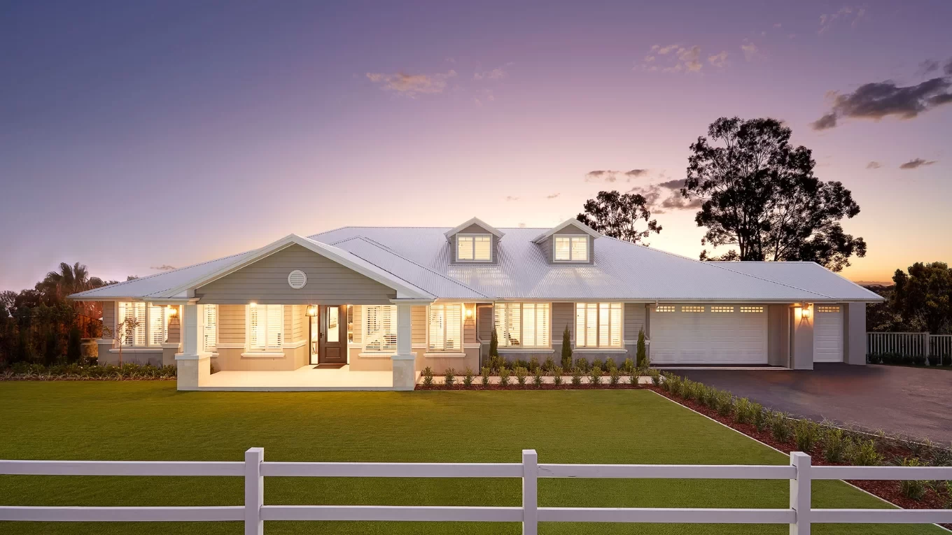 luxury acreage house designs NSW by Clarendon Homes