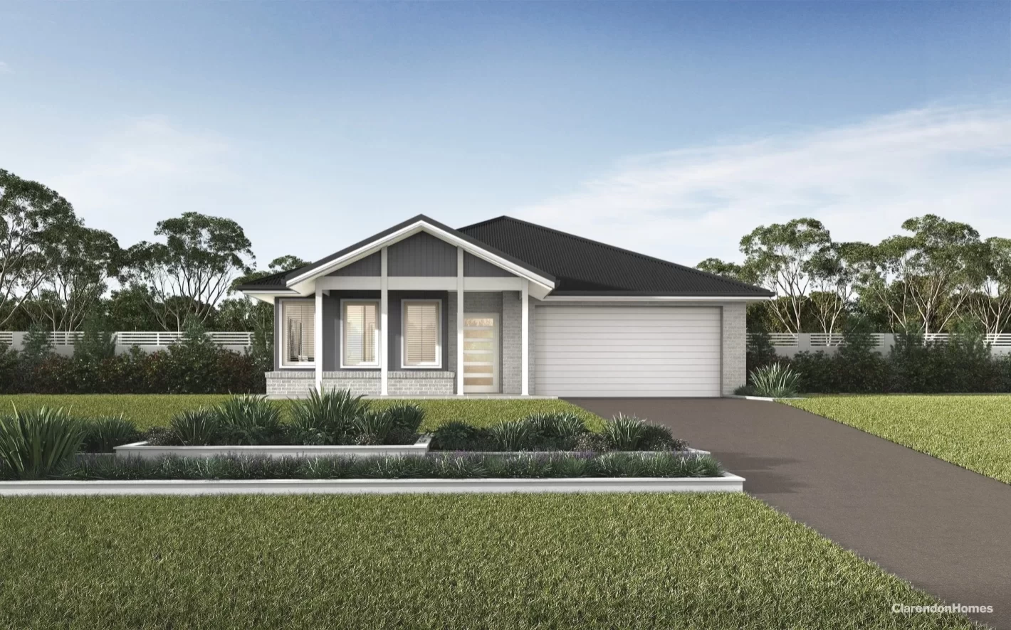 Clarendon-House-and-Land-2026 Facades single-double-garage-alpine