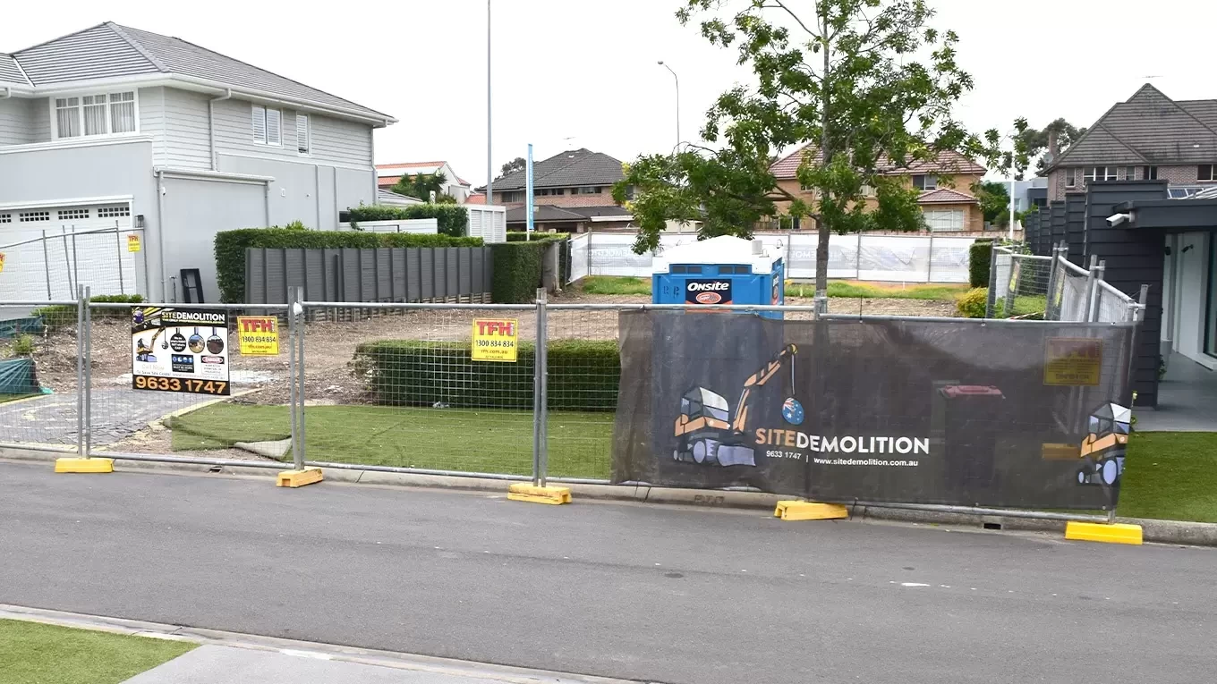 Site domolition for a knock down rebuild Sydney