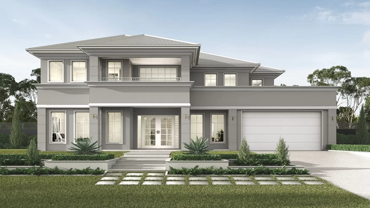 qld Home-Designs Facade-galleries Luxe-Collection 2026 Double-Storey Grande 1200x675-0004-grande-530-maison