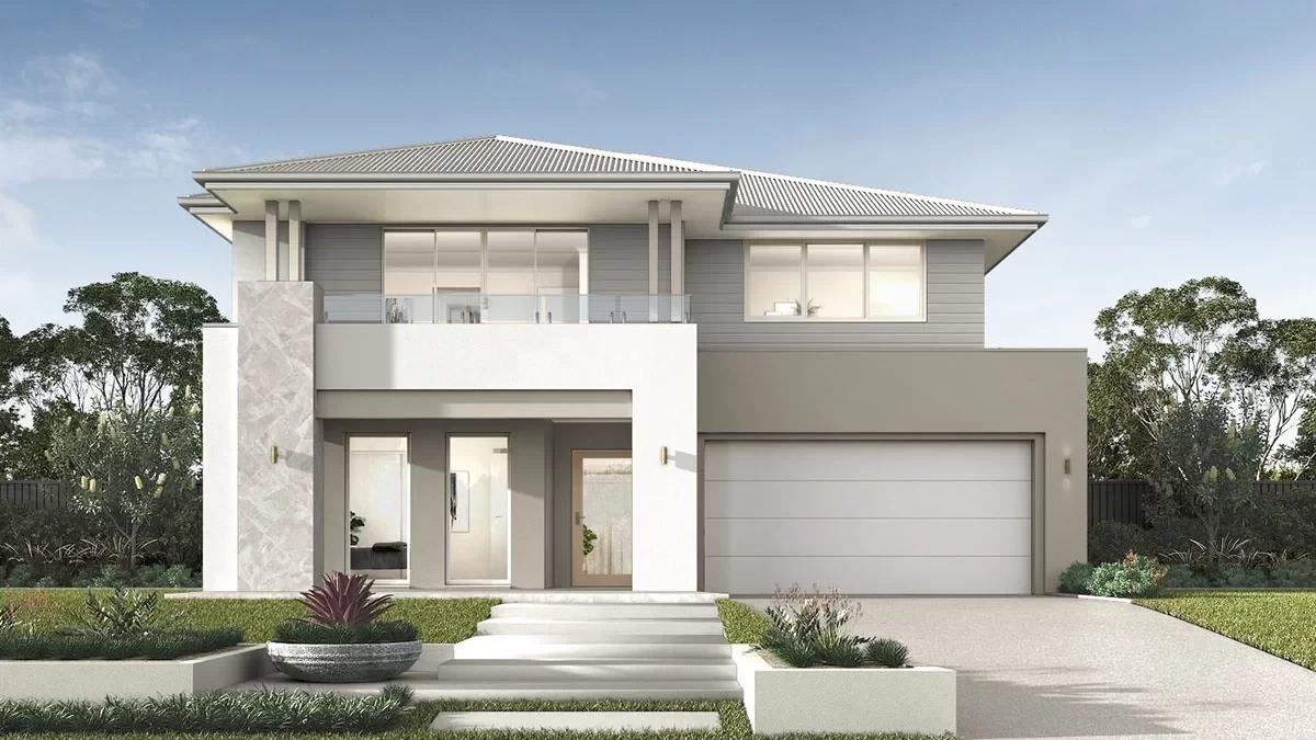 qld Home-Designs Facade-galleries Luxe-Collection 2026 Double-Storey Boston 1200x675-0001-the-boston-gallery
