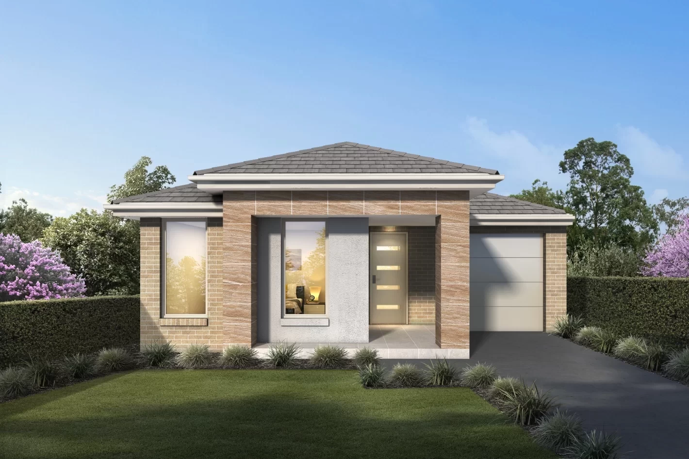 House-Facades Clarendon-homes Ellis EC - Ellis 20 - Contemporary