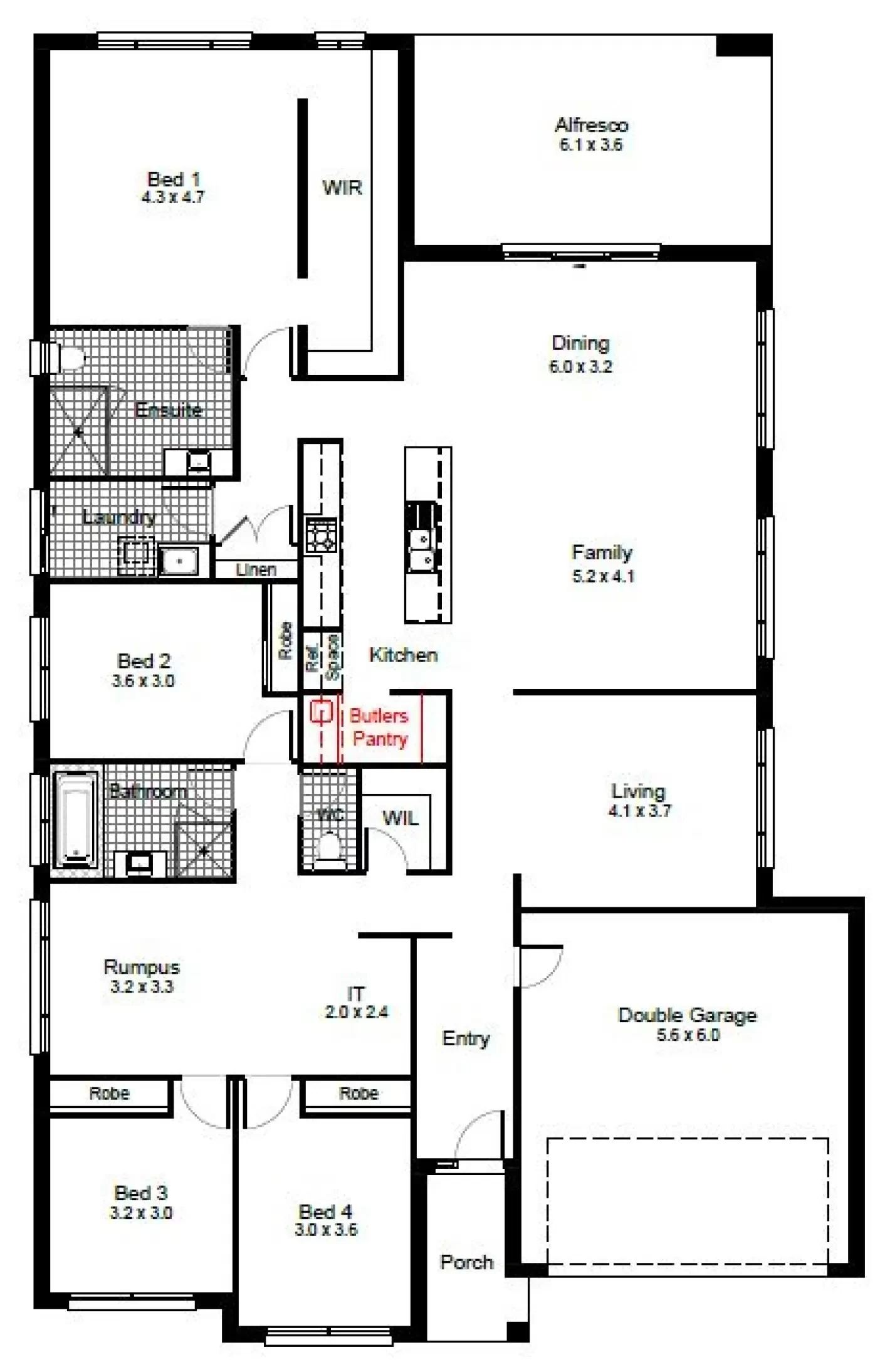 nsw Collections Essentials EC_Single_Storey Manning Manning-31 Floorplan-Options Butlers Pantry