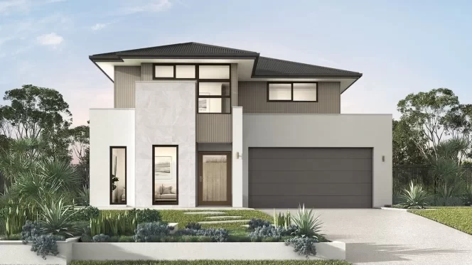 qld Home-Designs Facade-galleries Luxe-Collection Double-storey Parkhill March-2026 1200x675-0003-parkhill-310-contemporary